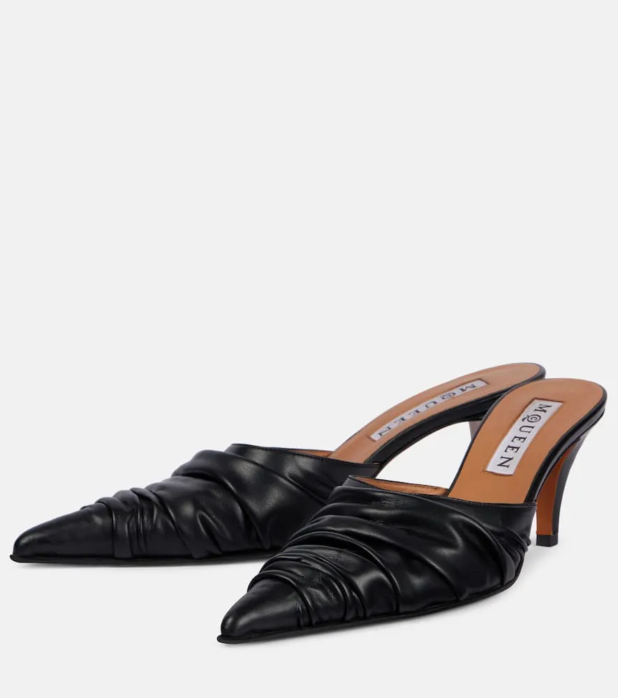 Alexander McQueen Faux leather mules