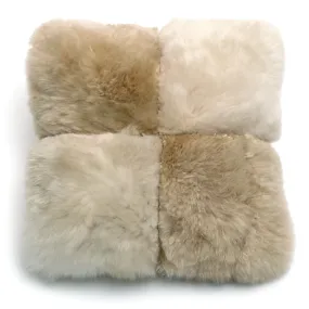Alpaca Colorblock Pillow Checker