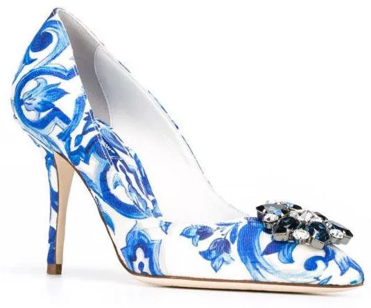 'Bellucci Majolica' Embellished Pumps