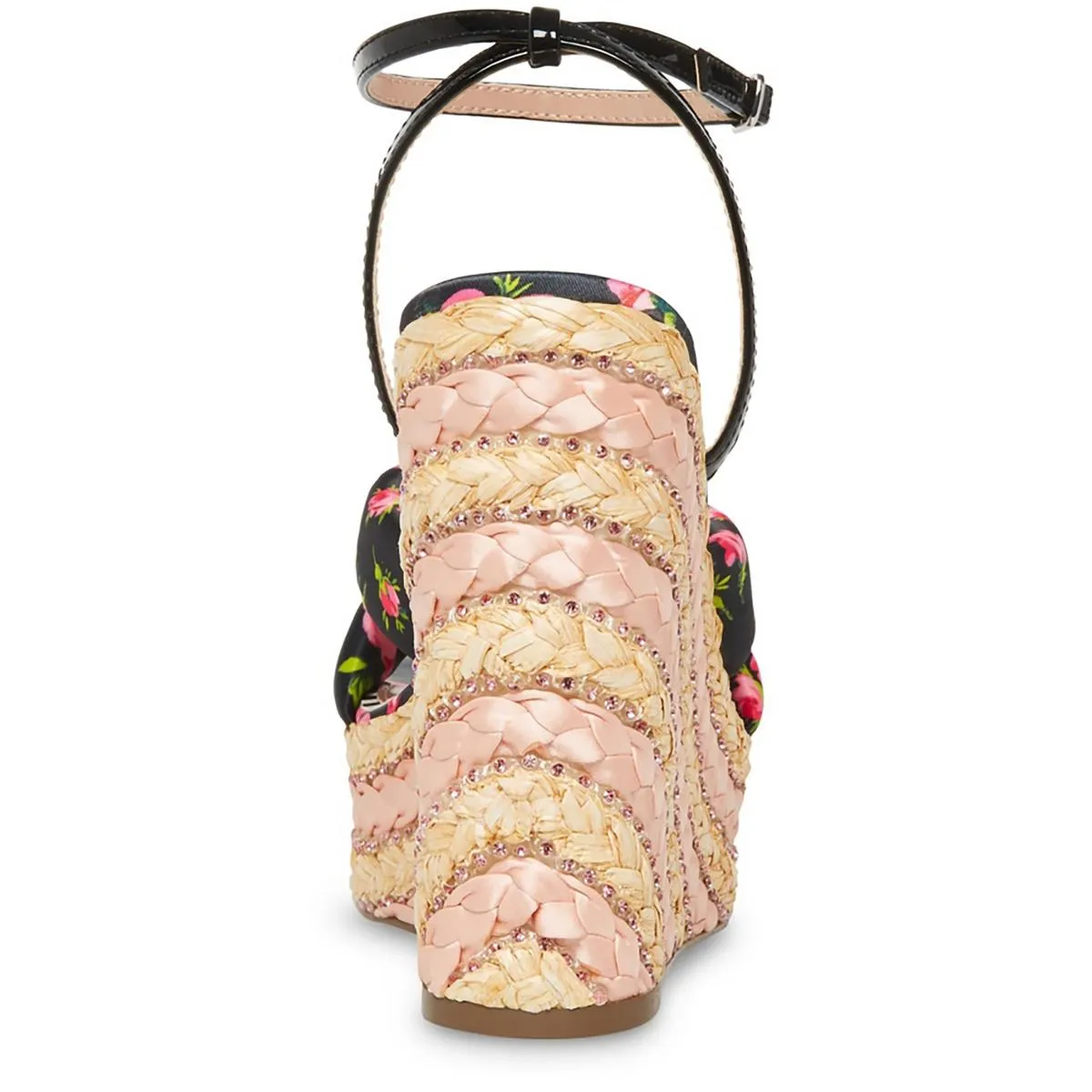 Betsey Johnson Womens Pansie Platform Ankle Strap Espadrilles