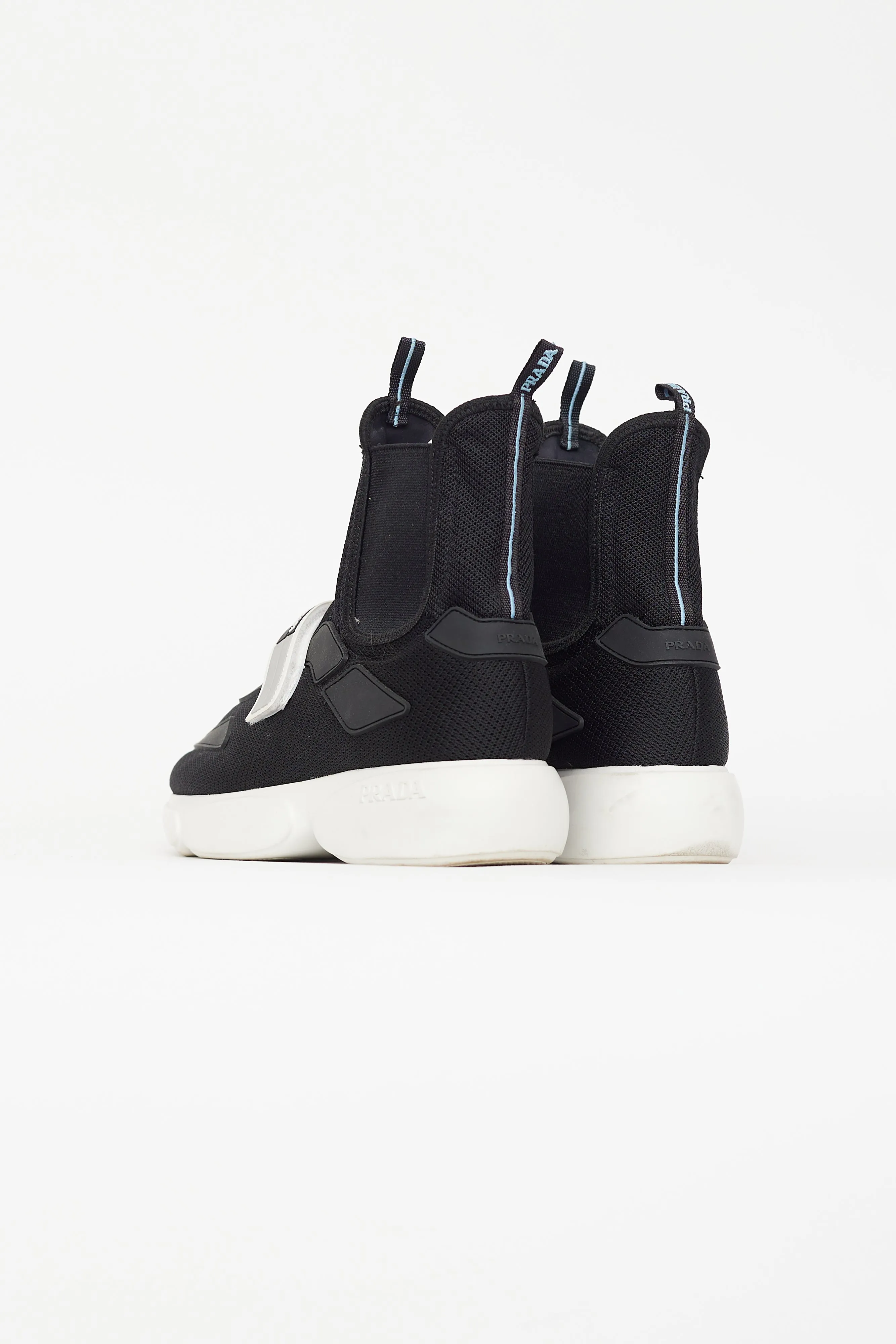 Black Nylon Strap Chelsea Sneaker