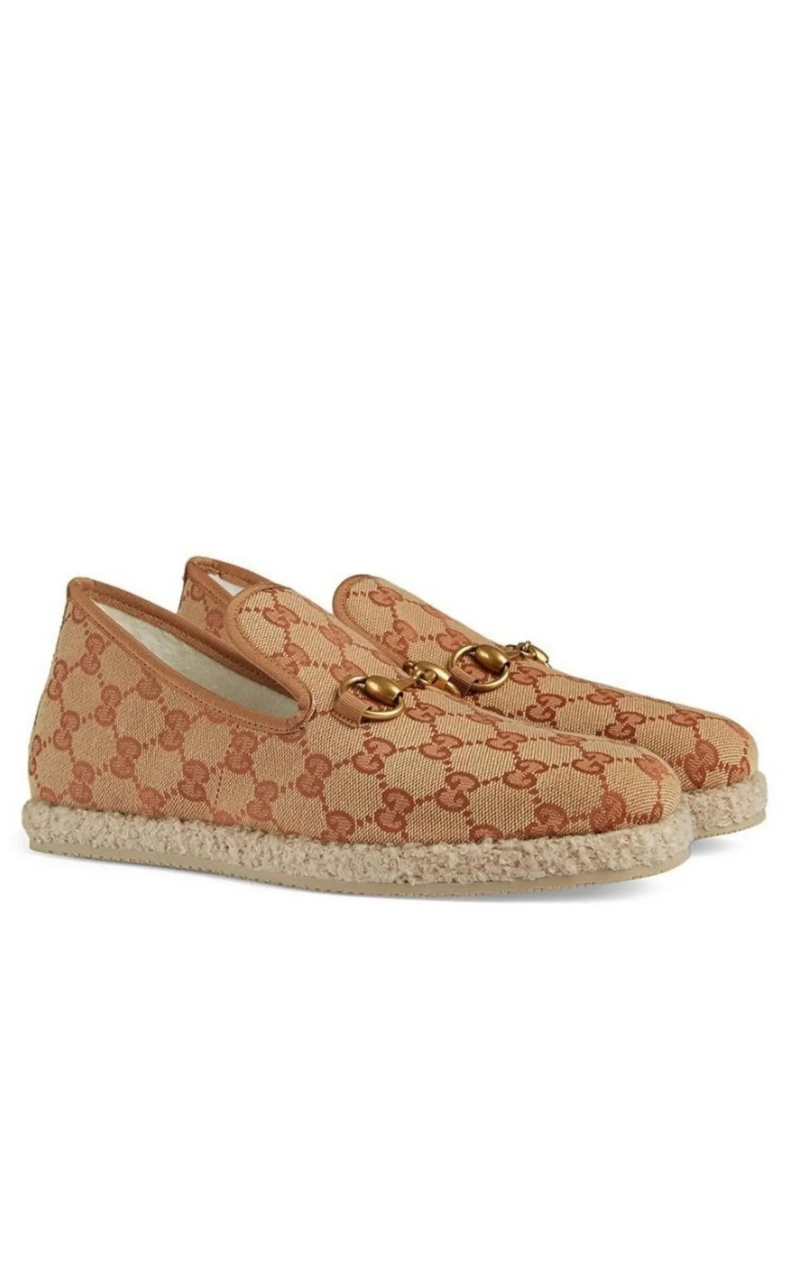 GG print loafers