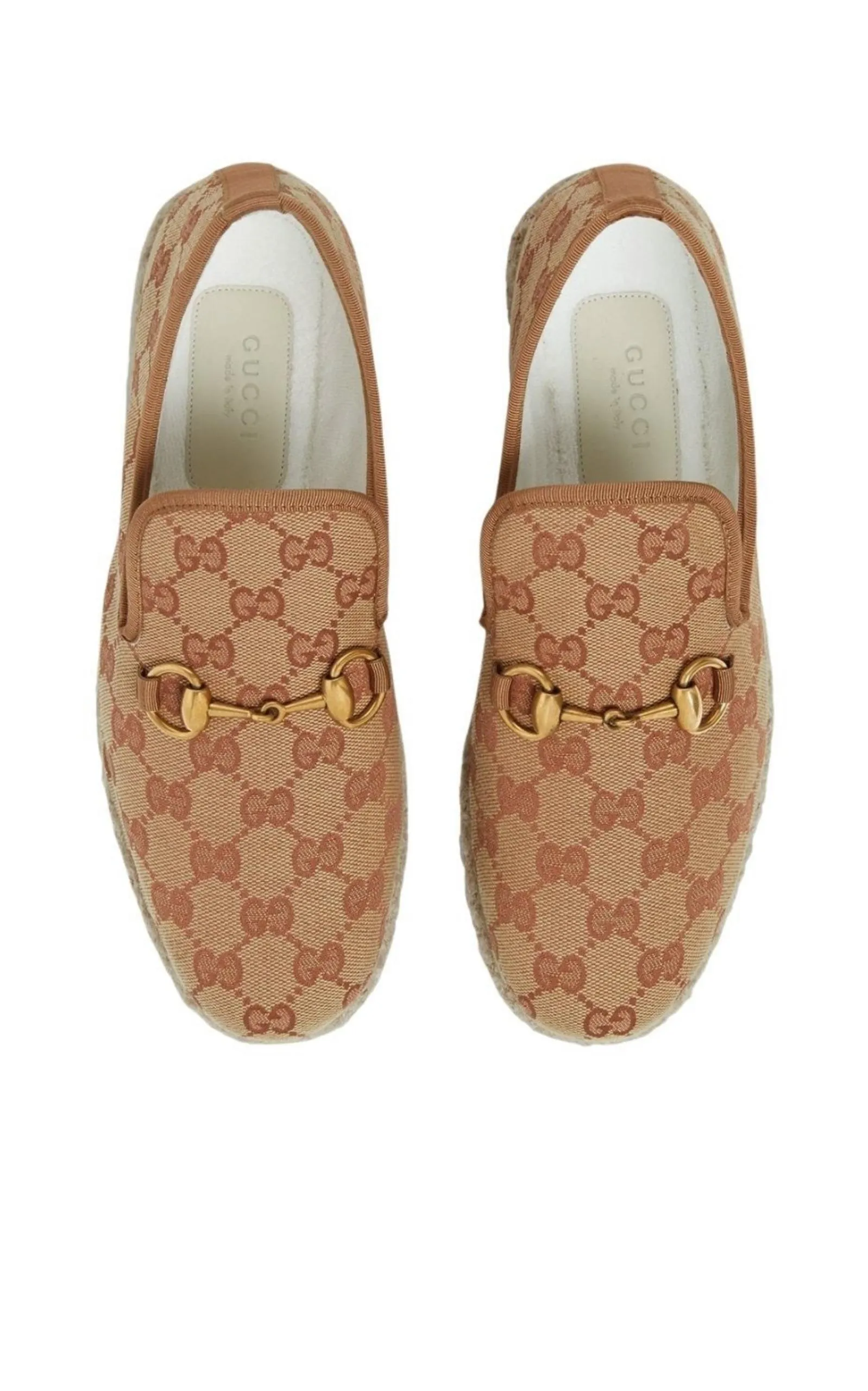 GG print loafers