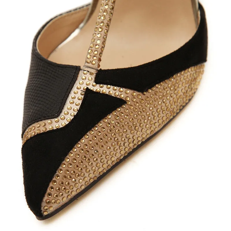 ladies shoes pumps women high heels pointed toe stilettos