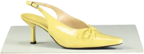 Manc Yellow Fleur Slingbacks UK 6 EU 39 👠