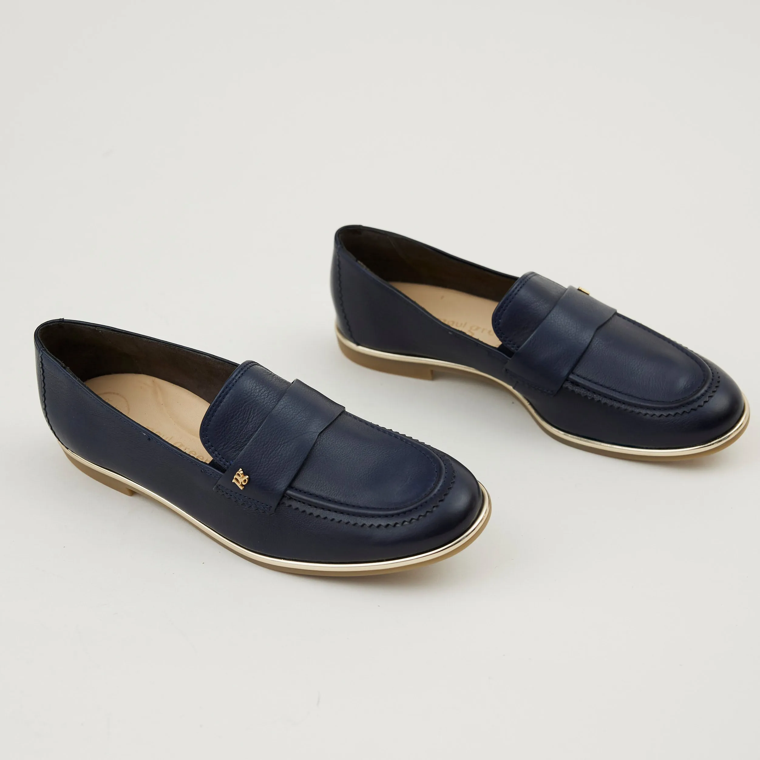 Paul Green Navy Loafers