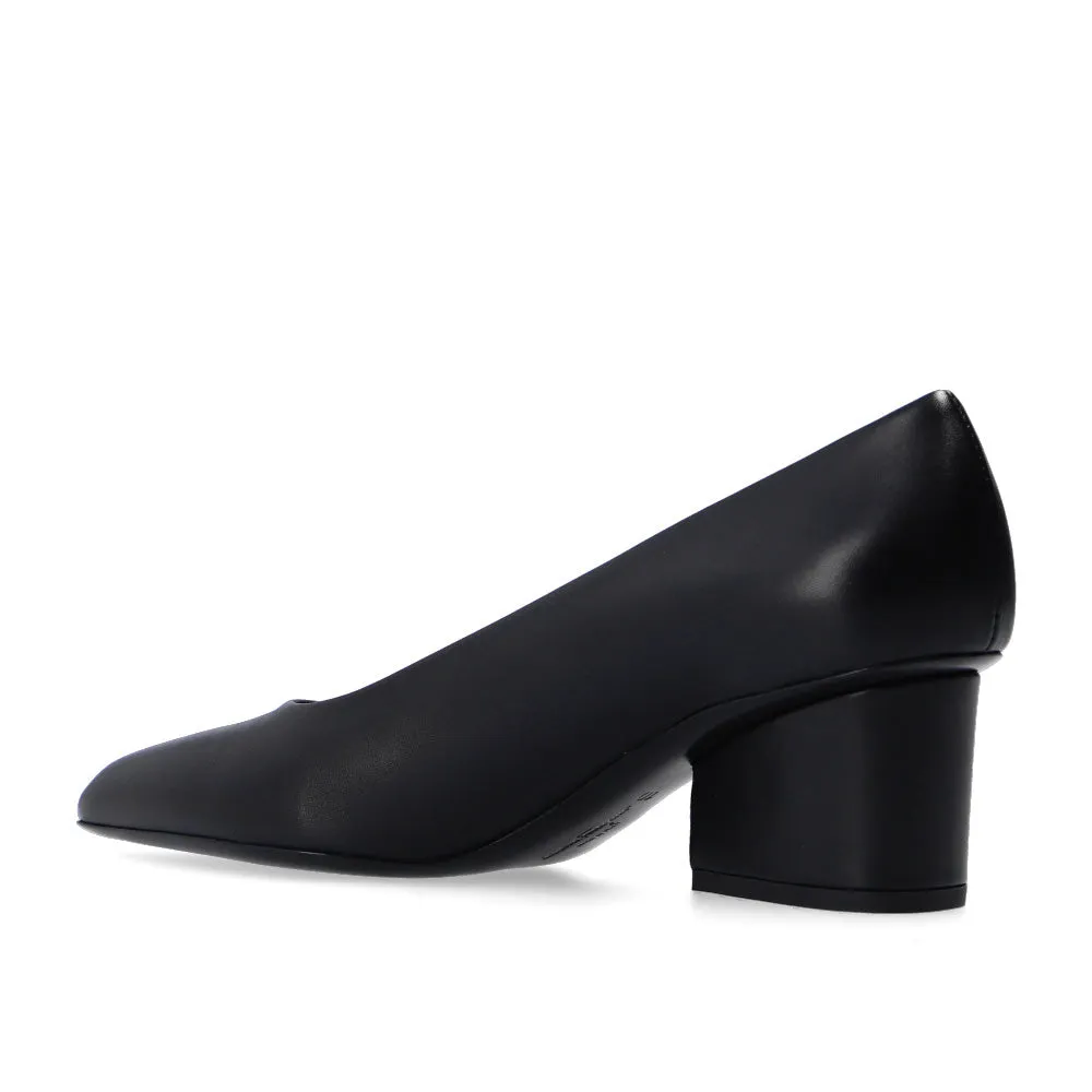 Salvatore Ferragamo Women's Velia 55 Leather Pump Heels in Black