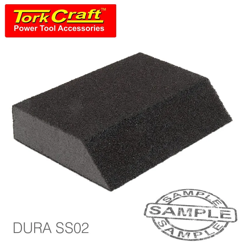 SANDING SPONGE BLOCK SINGLE ANGLED 120X70X25 COARSE 1PC