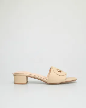 Tomaz NN208 Ladies Slide Low Heels (Beige)