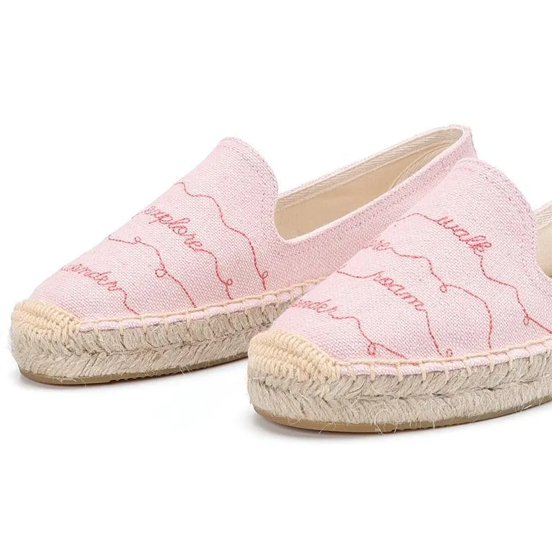 Wavy Let's Roam Espadrille Flats
