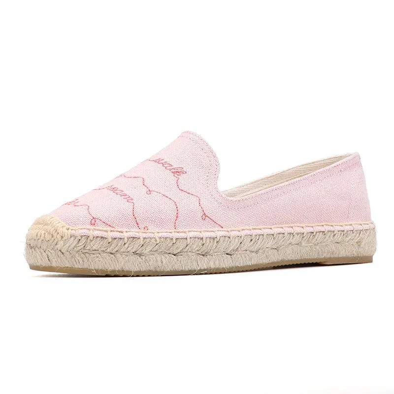 Wavy Let's Roam Espadrille Flats